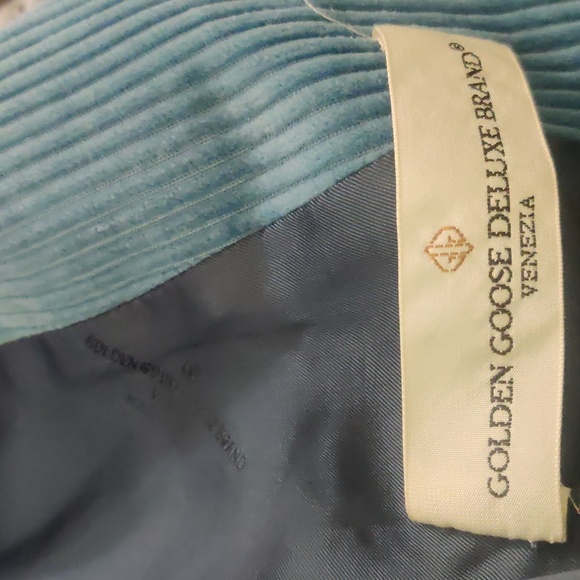 Golden Goose Single Breasted Corduroy Blazer and Pants Suit in Azure Small - Picture 11 of 12